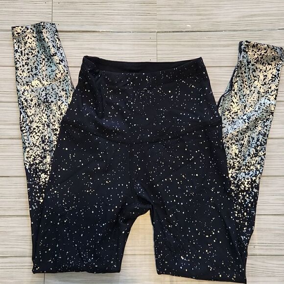 Beyond Yoga Ombre Alloys Shimmering Leggings Navy Blue Size Xs - Picture 1 of 10